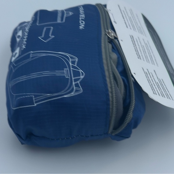 Travelon Packable Backpack, Charcoal, One  blue - Picture 14 of 14